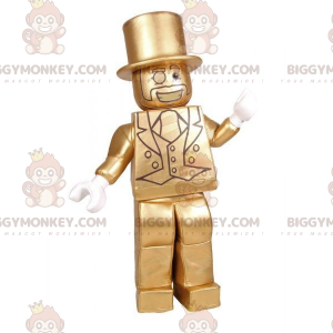 BIGGYMONKEY™ Costume da Mascotte Ladro Uomo Elegante Con Abito