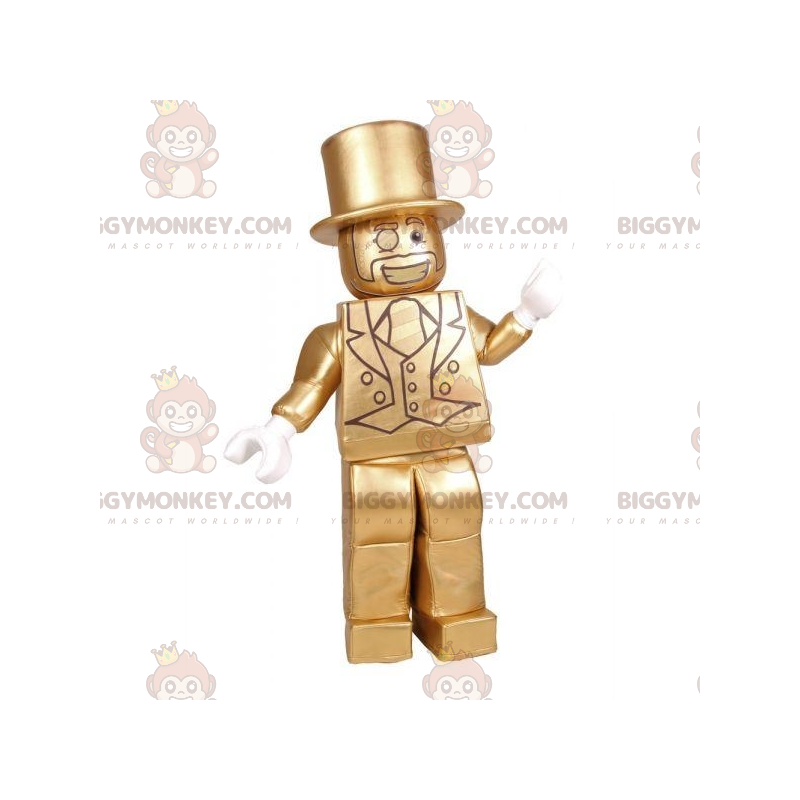 BIGGYMONKEY™ Costume da Mascotte Ladro Uomo Elegante Con Abito