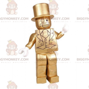 BIGGYMONKEY™ Mascottekostuum Inbreker Elegante man met pak -