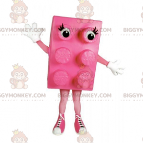 Berömda rosa legobitar BIGGYMONKEY™ Mascot-kostymbyggsats -