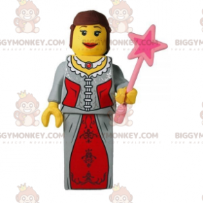 Traje de mascote Lego BIGGYMONKEY™ vestido como fada princesa