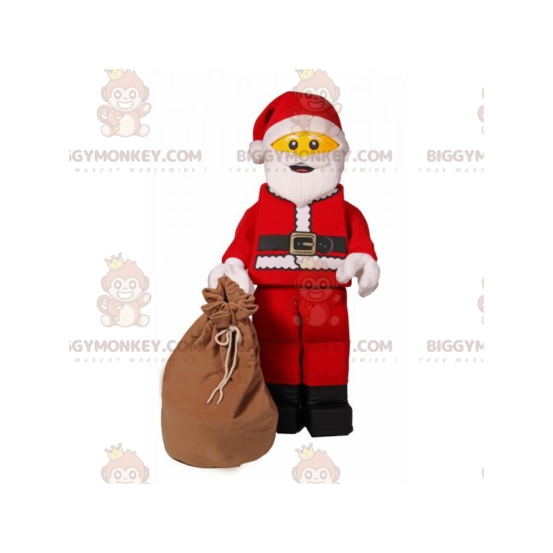 Traje de mascote Lego BIGGYMONKEY™ vestido de Papai Noel