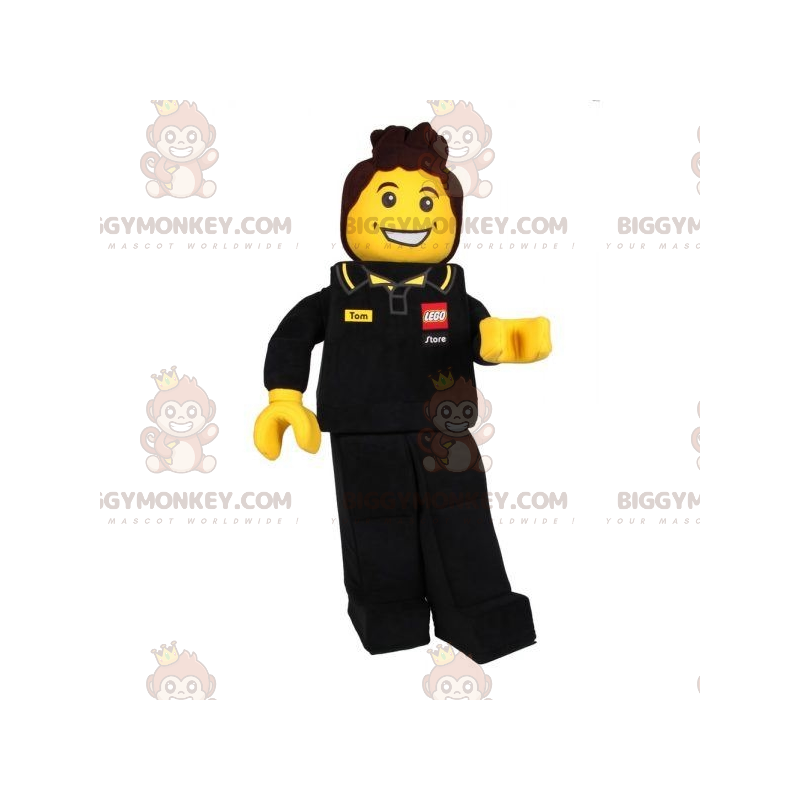 Kostium maskotki Lego BIGGYMONKEY™ w stroju pracownika garażu -