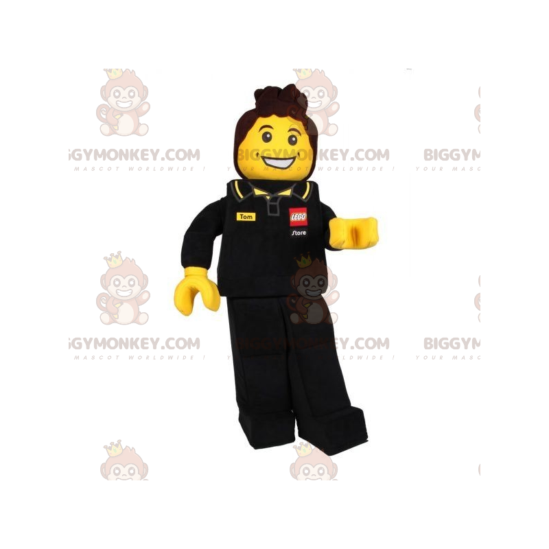 Lego BIGGYMONKEY™ Maskottchenkostüm im Garagenarbeiter-Outfit -