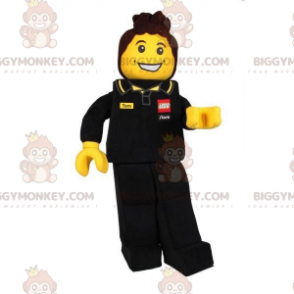 Disfraz de mascota Lego BIGGYMONKEY™ con traje de trabajador de