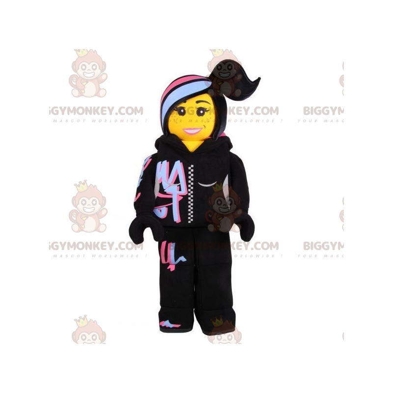 Costume de mascotte BIGGYMONKEY™ de Lego de femme en tenue de