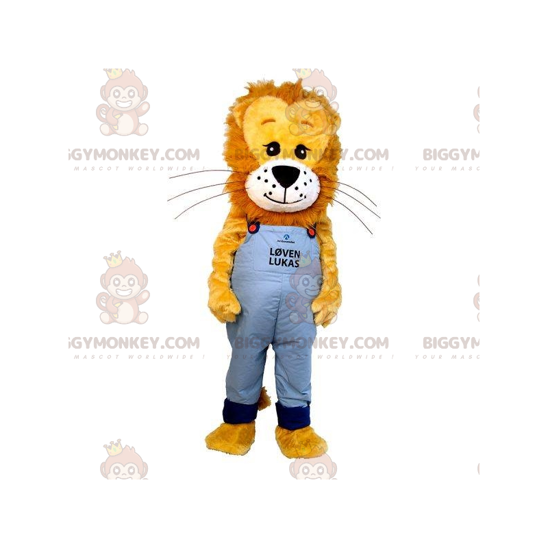 Brown and Yellow Lion Cub BIGGYMONKEY™ Mascot Costume. Little