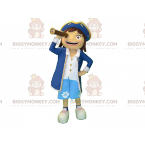 Captain Sailor Seaman BIGGYMONKEY™ Mascot Costume -