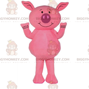 Söt och rolig rosa gris BIGGYMONKEY™ maskotdräkt - BiggyMonkey