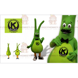 Kostým maskota BIGGYMONKEY™ se zeleným hmyzem a zeleninou –