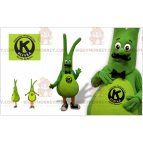 Costume da mascotte uomo verde insetto vegetale BIGGYMONKEY™ -