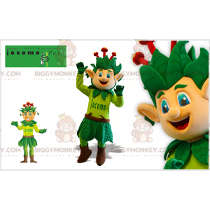 Giant Green and Red Flower Tree BIGGYMONKEY™ Mascot Costume -