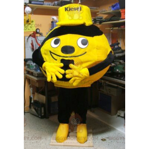Geel of oranje en zwarte ballon BIGGYMONKEY™ mascottekostuum -