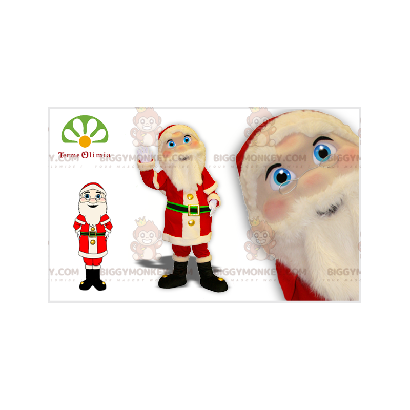 Disfraz de mascota Santa Claus BIGGYMONKEY™ con atuendo
