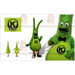 Disfraz de mascota insecto vegetal hombre verde BIGGYMONKEY™ -