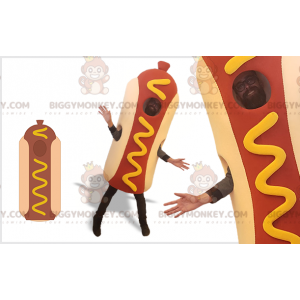 Giant Hot Dog BIGGYMONKEY™ maskottiasu. pikaruokapuku -