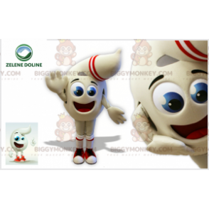 BIGGYMONKEY™ Costume da mascotte uomo bianco con lacrima -