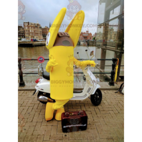 Costume da mascotte Giant Yellow Phone Booth BIGGYMONKEY™ -