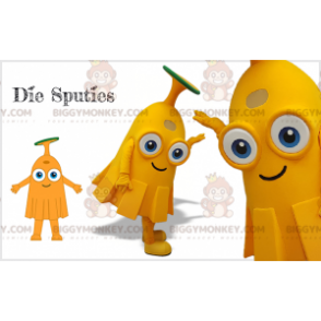 Orange Man Sputies BIGGYMONKEY™ Maskotdräkt. orange varelse -