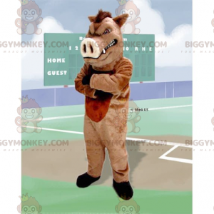 Costume da mascotte cinghiale cinghiale BIGGYMONKEY™ -