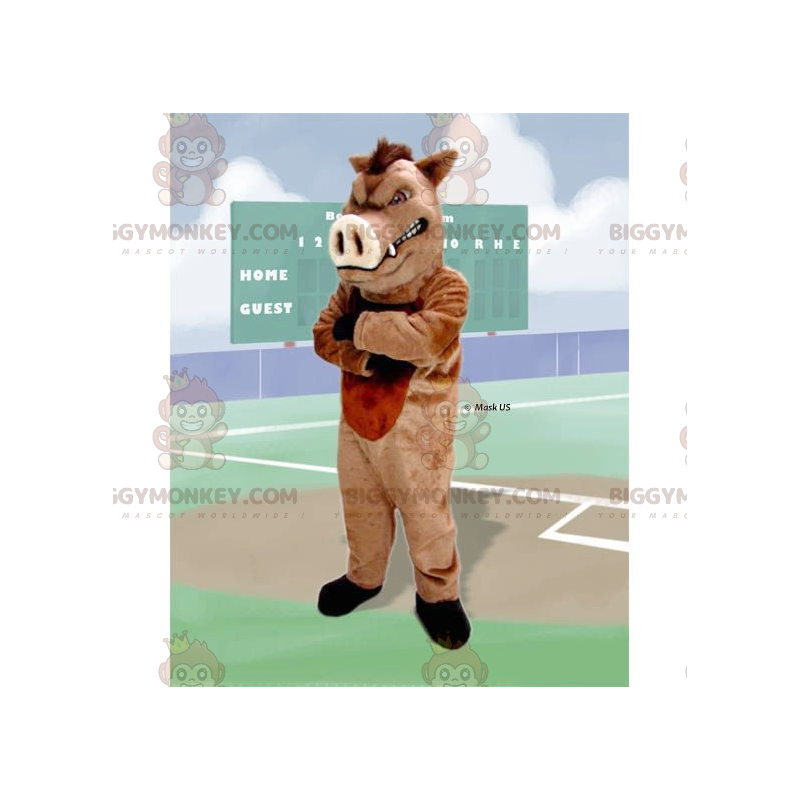 Disfraz de mascota jabalí salvaje BIGGYMONKEY™ - Biggymonkey.com