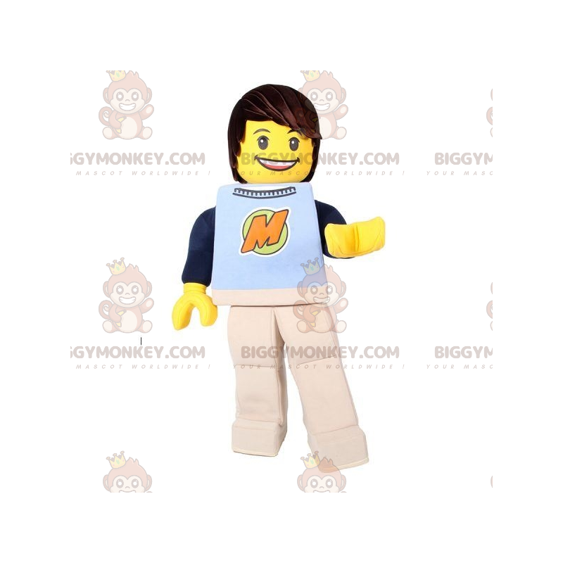 Costume da mascotte giallo giocattolo Playmobil Lego