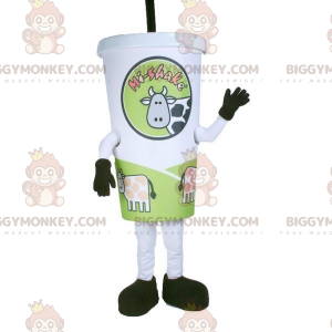 Costume da mascotte per tazza di carta BIGGYMONKEY™. Costume da