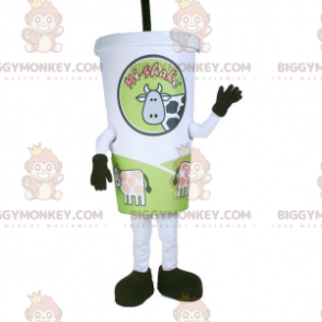 Costume de mascotte BIGGYMONKEY™ de gobelet en carton. Costume