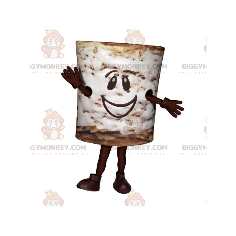 Disfraz de mascota Cereal de chocolate BIGGYMONKEY™. Disfraz de