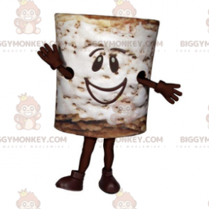 Costume da mascotte BIGGYMONKEY™ con cereali al cioccolato.