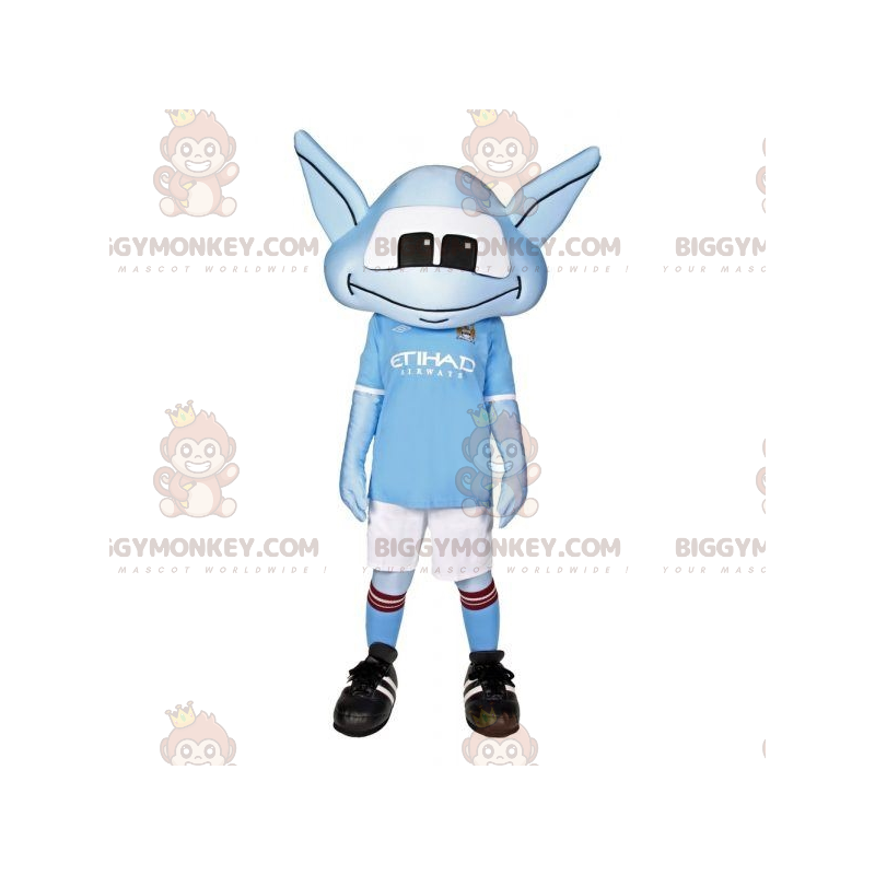 Blue Alien BIGGYMONKEY™ maskottiasut urheiluasut -