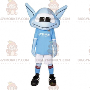 Blue Alien BIGGYMONKEY™ maskottiasut urheiluasut -