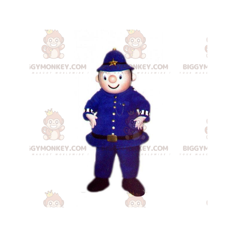 BIGGYMONKEY™ mascot costume of Mr. Gendarm famous policeman in