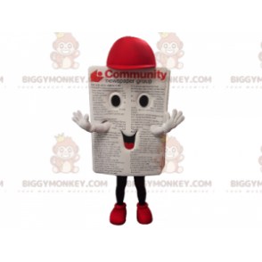 Revista Periódico BIGGYMONKEY™ Disfraz de mascota con gorra -