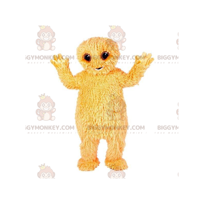 BIGGYMONKEY™ Maskottchen-Kostüm mit liebevollen braunen Haaren