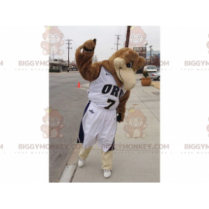 Brown Bird BIGGYMONKEY™ Mascot Costume In Sportswear -