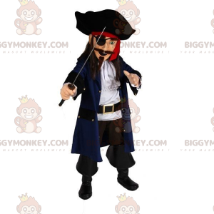 Pirat BIGGYMONKEY™ maskotkostume i traditionel kjole -