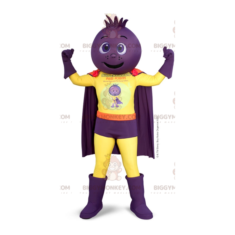 Costume de mascotte BIGGYMONKEY™ de super-héros avec une tête