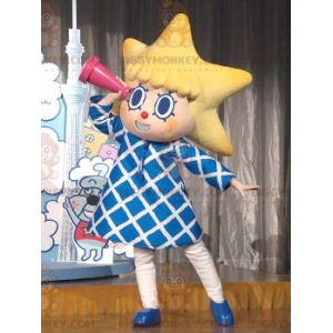 Girl Biggymonkey Mascot Costume with Star Head