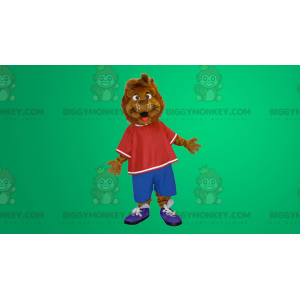 Brown Lion Tiger BIGGYMONKEY™ Mascot Costume – Biggymonkey.com