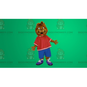 Brown Lion Tiger BIGGYMONKEY™ Mascot Costume – Biggymonkey.com