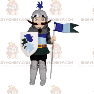 Knight BIGGYMONKEY™ Mascot Costume with Helmet and Shield -