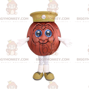 Bowlingbal BIGGYMONKEY™ mascottekostuum met pet -