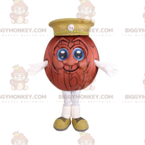 Bowling Ball BIGGYMONKEY™ Mascot Costume with Cap -