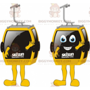 Cable car BIGGYMONKEY™ mascot costume. Egg Gondola BIGGYMONKEY™