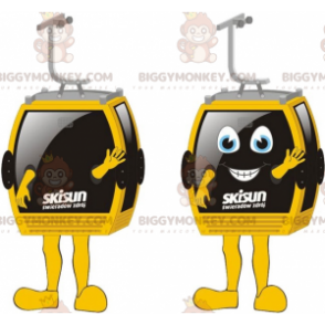 Kabelbaan BIGGYMONKEY™ mascottekostuum. Egg Gondola