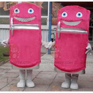 2 zachte en leuke roze automaat koelkast BIGGYMONKEY's mascotte