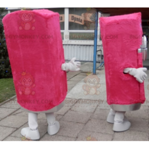 2 απαλό και διασκεδαστικό ροζ μηχάνημα αυτόματης πώλησης ψυγείο