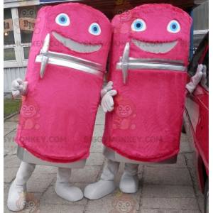 2 máquinas de venda automática rosa suaves e divertidas mascote