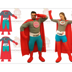 2 superhero costumes for a man and a woman - Biggymonkey.com